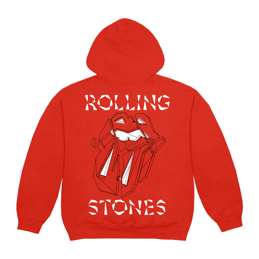 Diamond Tongue Red Hoodie