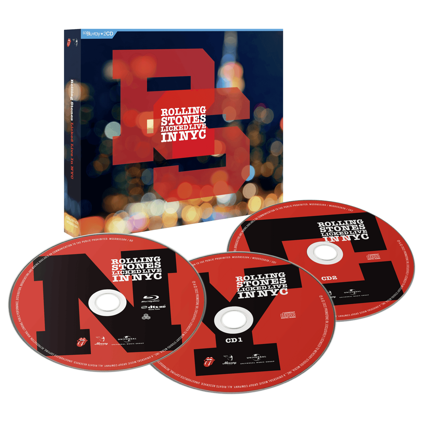 Licked Live in NYC - CD (2CD + Blu-ray)