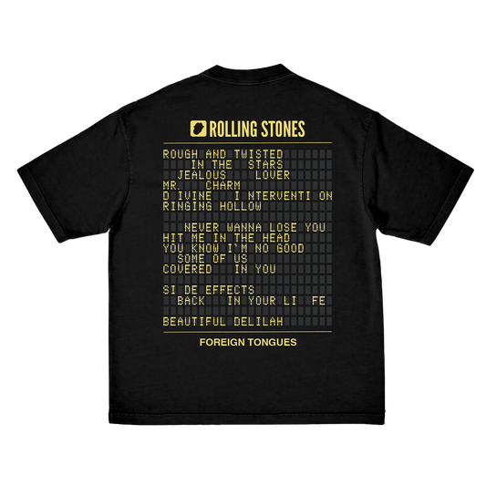 Foreign Tongues Tracklist Tee