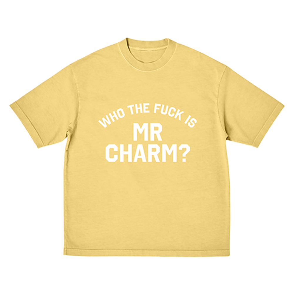 Camiseta Who the F is Mr Charm?