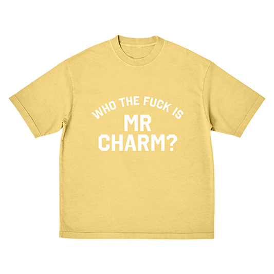 Camiseta Who the F is Mr Charm?